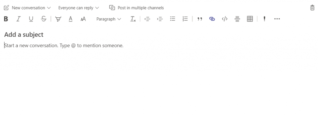 teams posts